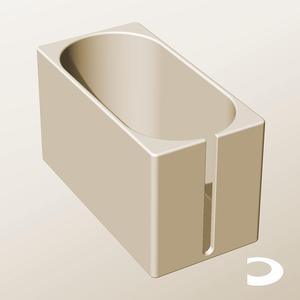 CX96-120-SS Slotted Modular Stacking Storage Boxes Bins | Printable Objects - Infinite Containers | stl file for 3d printing
