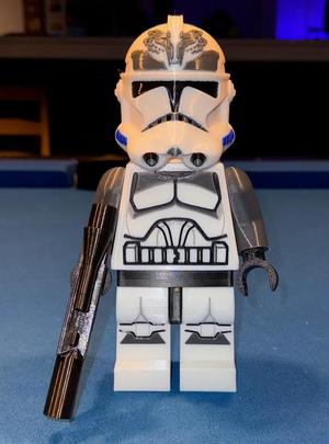 Star Wars Clone Trooper - Wolfpack Brick MegaFigure (5:1 Scale)   