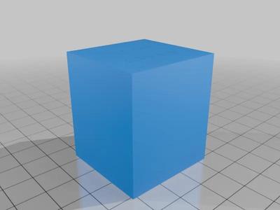 Infinite Area - the cube, that is not normal.   