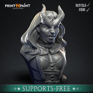 Rogue Tiefling Bust