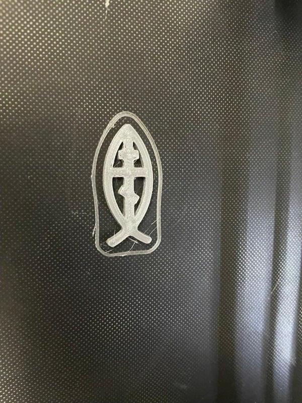 Orthodox cross Jesus  fish