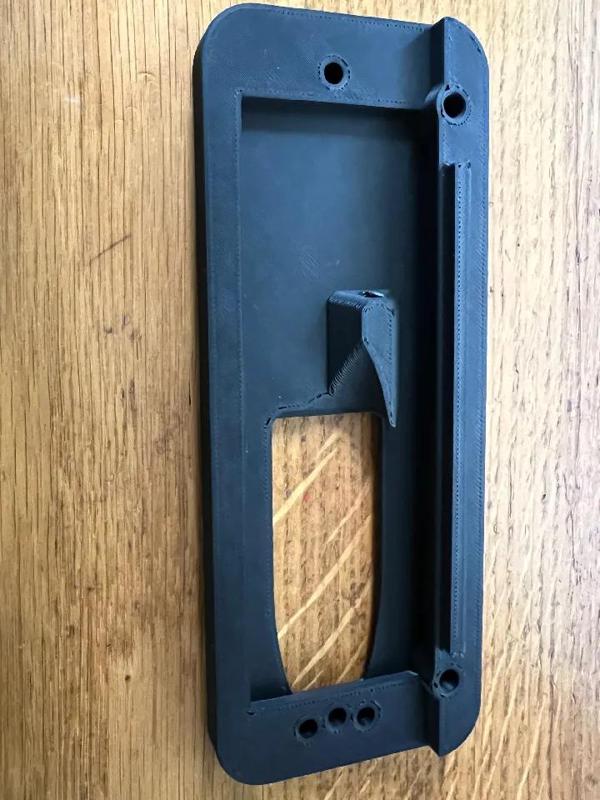 backplate but flush to backside   