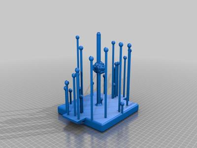 iron atom model different version