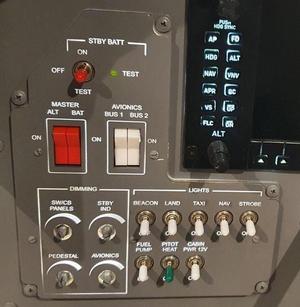 Cessna 172 Glass Cockpit Switch Panel - For Laser Cutting