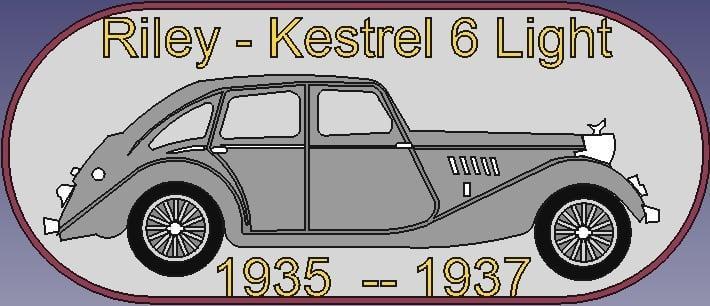 Riley Car - Kestrel 6 Light 