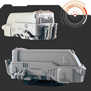 Sci-fi Vehicles: Hover Bus [Support-Free]