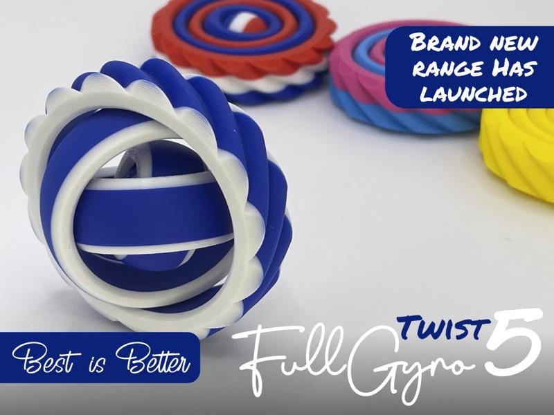 FullGyro5 Twist Fidget Spinner 