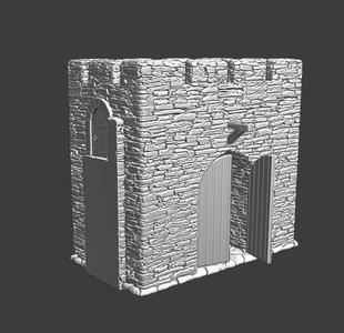 Small gate - Medieval Modular Castle System (updated)