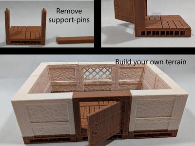 Functional Wood Door (OpenLOCK system)