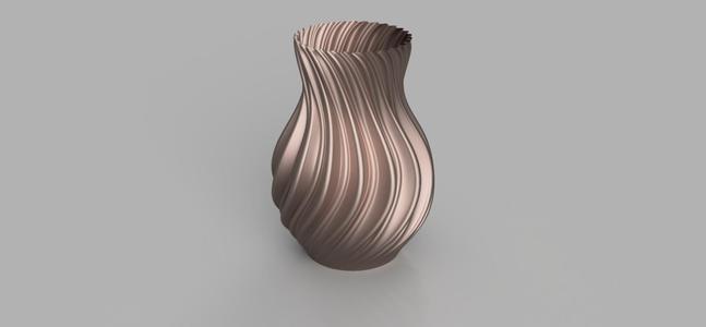 Vase - Alternate Twist Wave