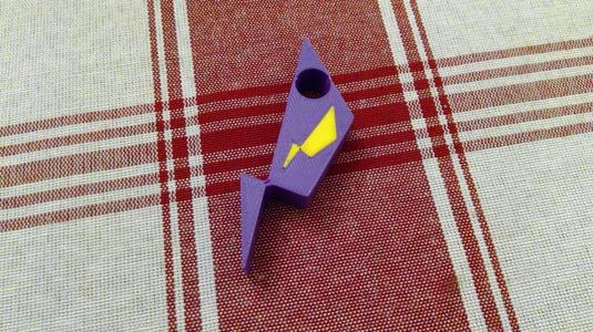 Two Color Lighting Bolt   