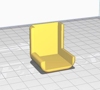 Bed corner for IKEA brimnes