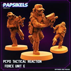PCPD TACTICAL REACTION FORCE UNIT - E