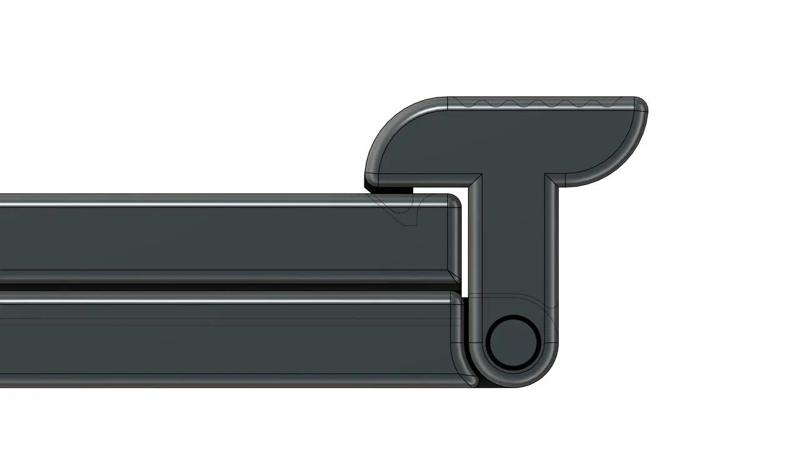 Svorka na pytlík se zrnkovou kávou - délka 140 mm   