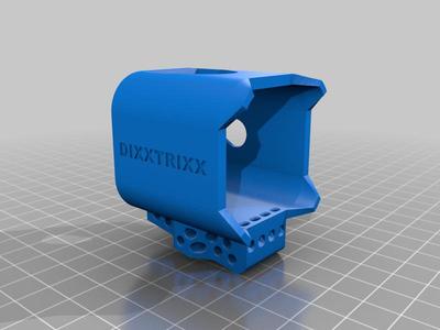 GoPro Hero Session 5 mount for FPV quadcopter, 10 degree angle