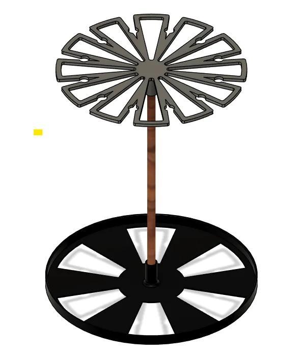 Molded Fishing Lure Stand   