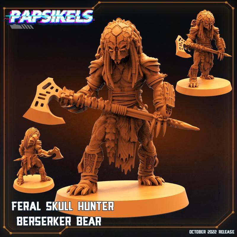 FERAL SKULL HUNTER BERSERKER BEAR