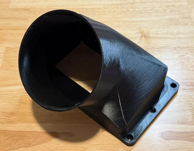 PRUSA CORE One Magnetic 3in and 4in Duct Exhaust Adapater   