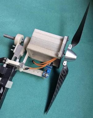 RC motor + propeller test bench V2   