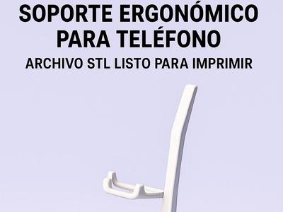 Ergonomic smartphone stand. Modern design