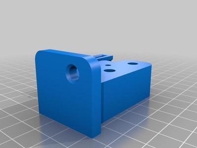 anycubic vyper sensor mount with bowden connector and cable guide