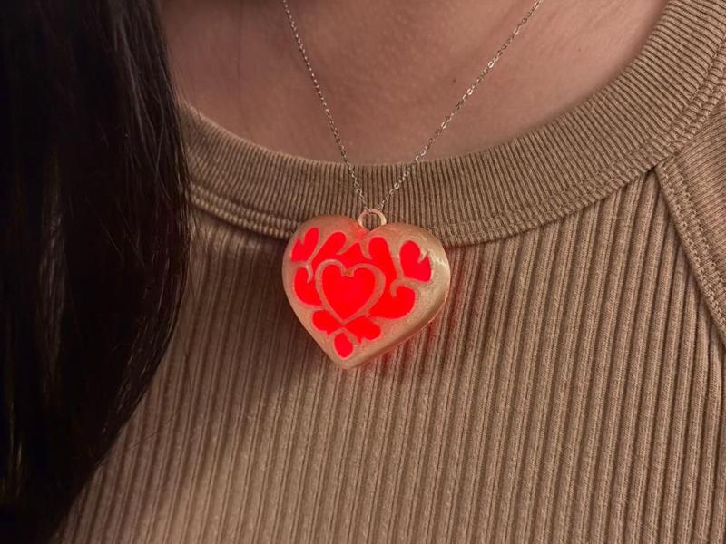zelda heart container necklace