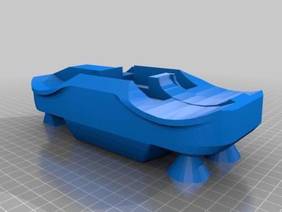 monster truck shell with support material