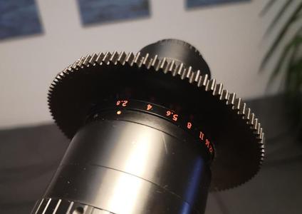 Iris gear for Angenieux 9.5-95mm c-mount lens