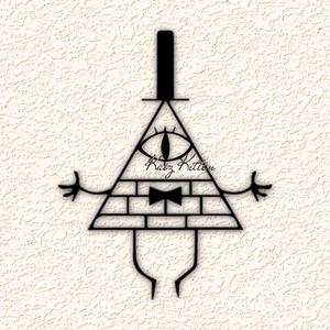 gravity falls 3 wall art home decor