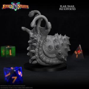 Flail Snail Variant Miniature - Pre-Supported