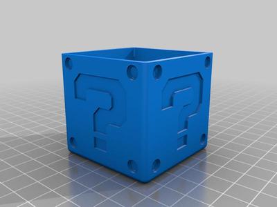 Super Mario question block Box