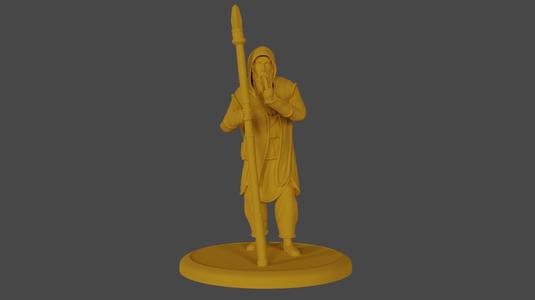 Human Wizard smoking pipe