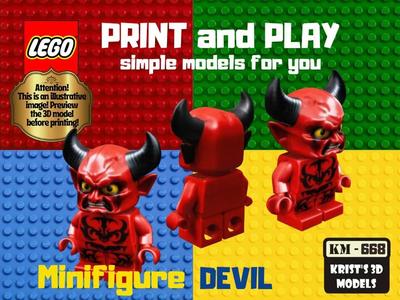 LEGO Devil minifig   
