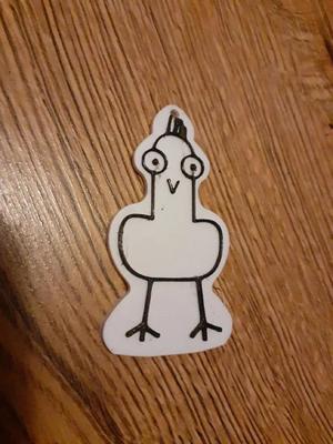 chicken keychain   