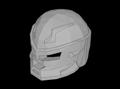 Lego Compatible (15350.dat) Minifig Headgear Helmet Hero Compatible Factory (Surge)   