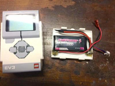 Lego Mindstorms EV3 Battery Cover for Lipo Rechargeable Pack