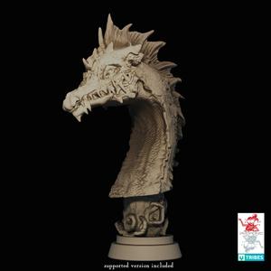 Green Dragon Bust Trophy