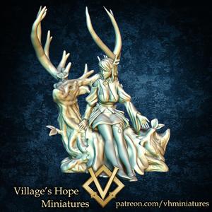 Gaia Goddess of nature (75&35mm. scale)