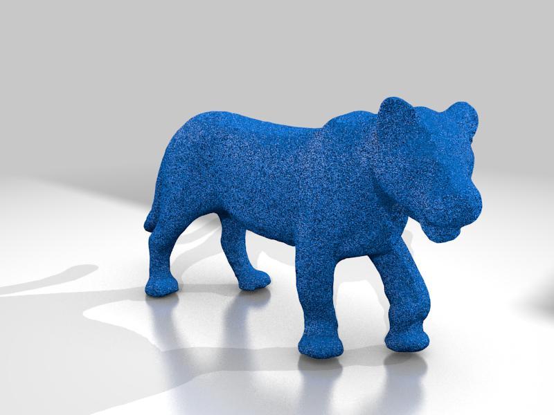 Female Lion 3D Model - Mountain Lion