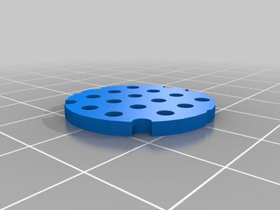 Base Tops 24 mm x 2 mm - 2.5 mm holes