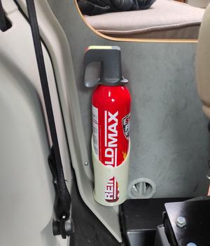 fire extinguisher holder for mobile home