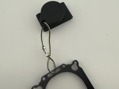 Belt badge magnet holder