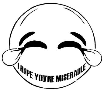 Joke Emoji stencil