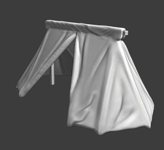 SImple medieval campaign tent