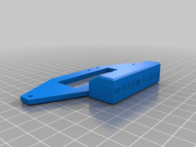 Axial SCX10 battery relocation bracket and ESC mount