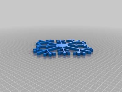 Snowflake ornament