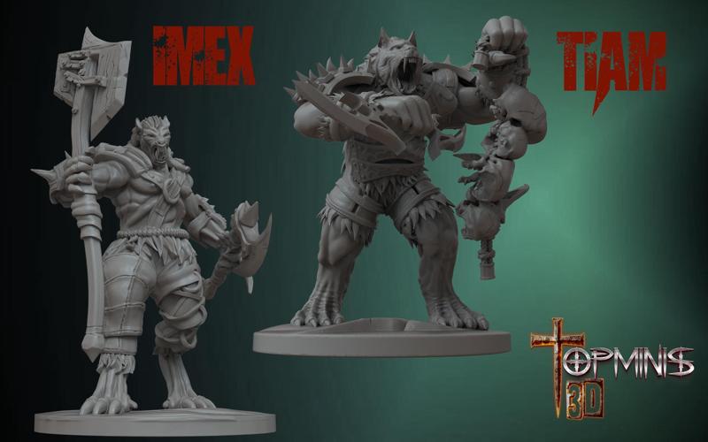 WEREWOLVES FOR WARHAMMER OR D&D