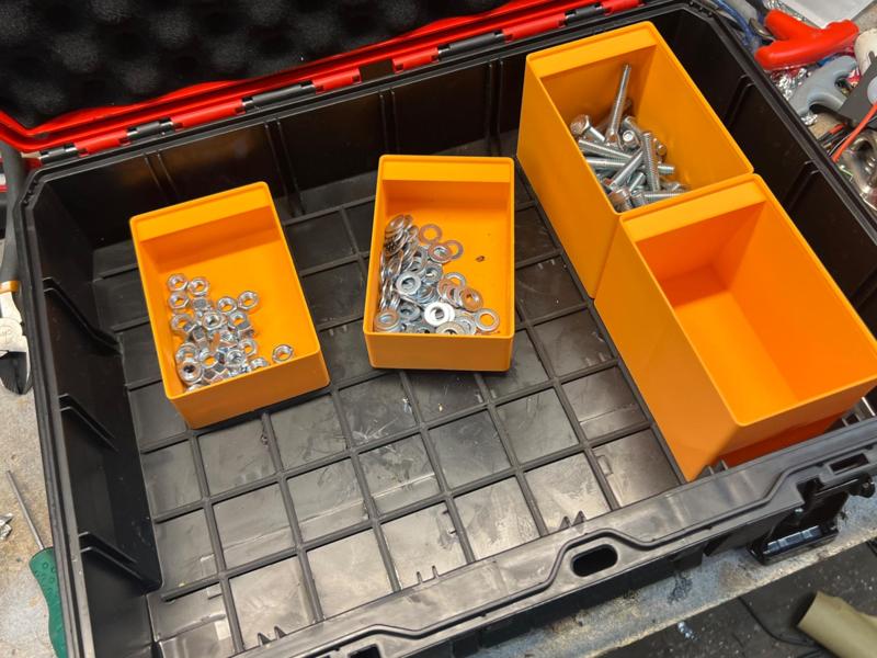 Heavy Duty Gridfinity Tubs (Tall to suit PXC case)