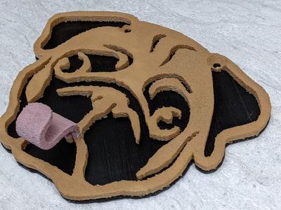 Pug leash hanger