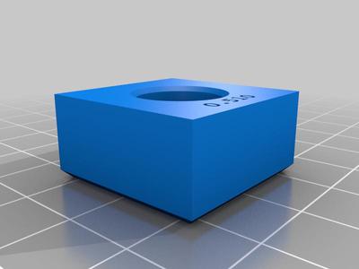 SLA printer accuracy/tolerance test